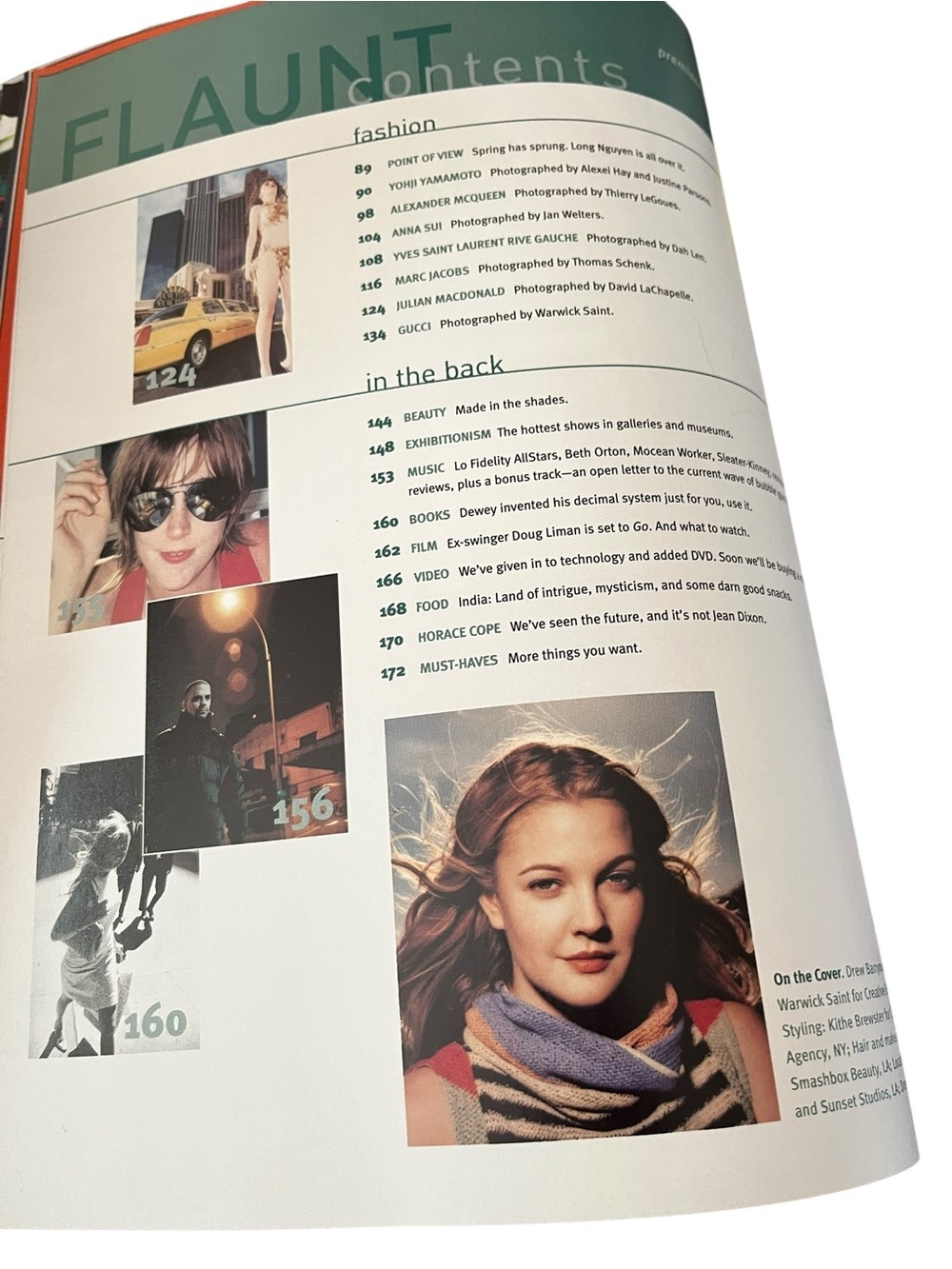 Vintage 1999 Flaunt Magazine Drew Barrymore Jawbreaker y2k - Picture 4 of 12